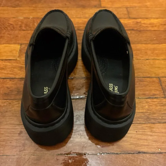Women’s GH Bass Whitney platform Black Loafers size 8 - Picture 4 of 8